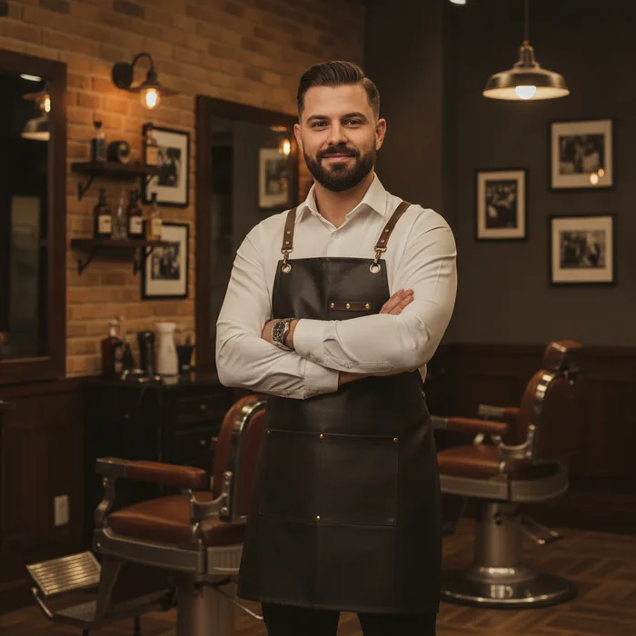 Bruno Almeida, barbeiro especialista em barba clássica
